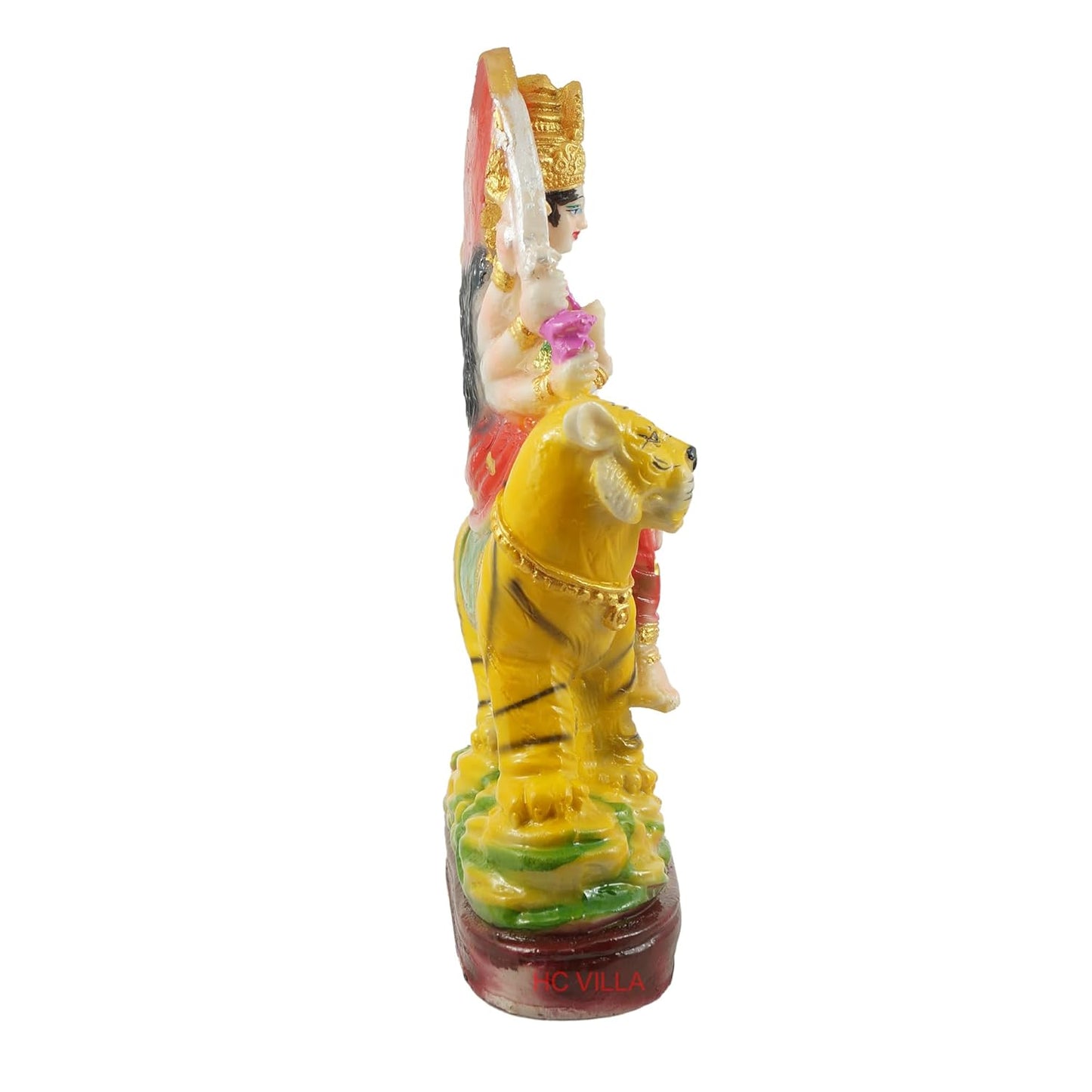 Sherawali MATA Durga Maa Murti Statue for Pooja Vaishno Devi Idol 11 Inch Home décor Gift Pooja