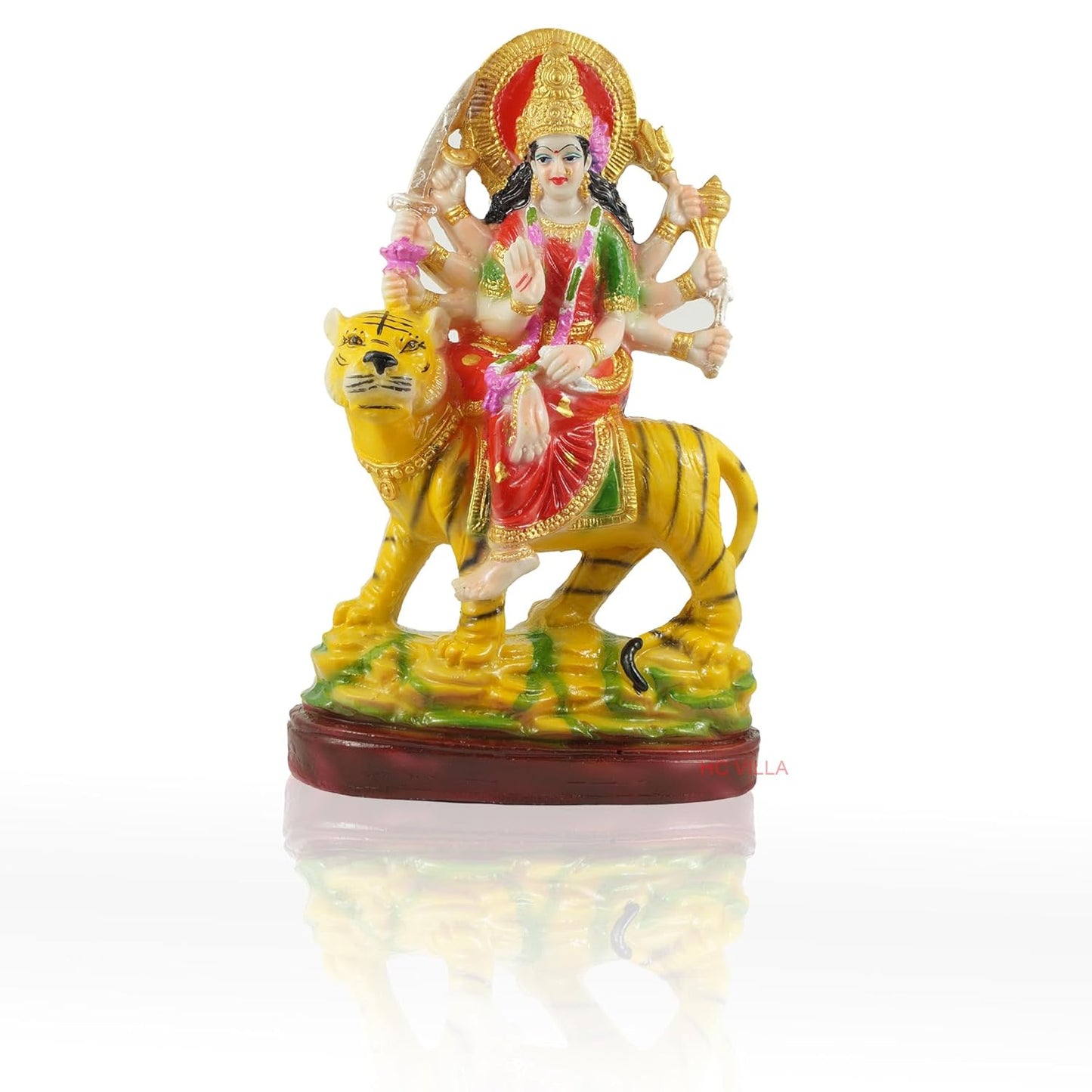 Sherawali MATA Durga Maa Murti Statue for Pooja Vaishno Devi Idol 11 Inch Home décor Gift Pooja