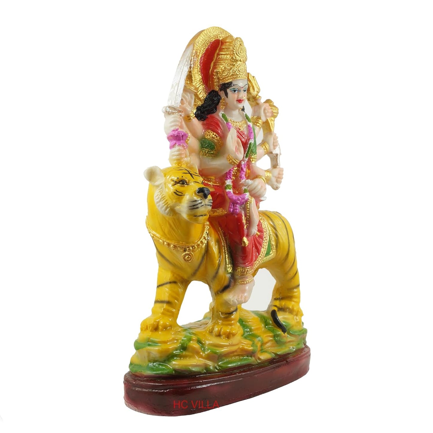 Sherawali MATA Durga Maa Murti Statue for Pooja Vaishno Devi Idol 11 Inch Home décor Gift Pooja