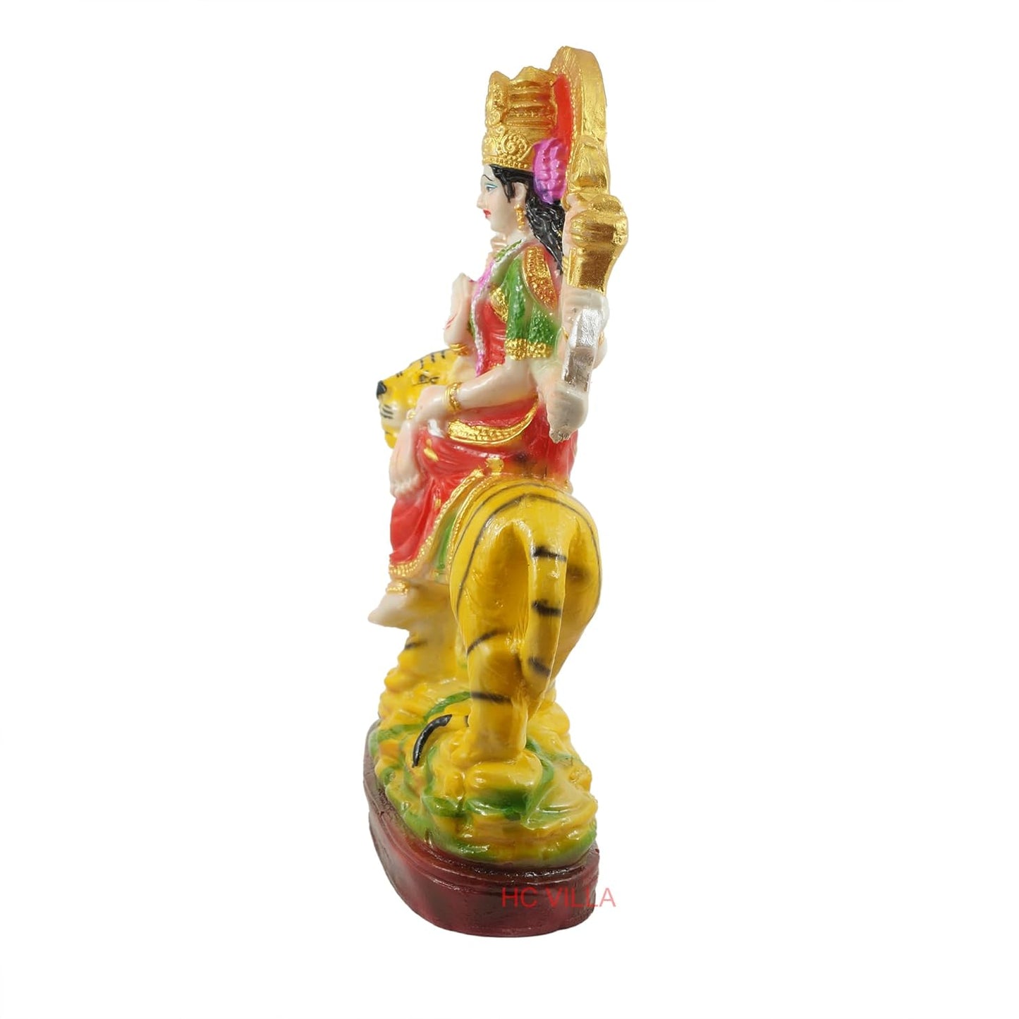 Sherawali MATA Durga Maa Murti Statue for Pooja Vaishno Devi Idol 11 Inch Home décor Gift Pooja