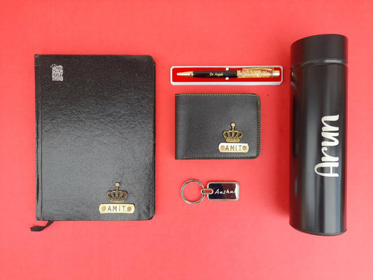 Combo Gift Set Diary, Pen, Wallet, Keychain, Bollte
