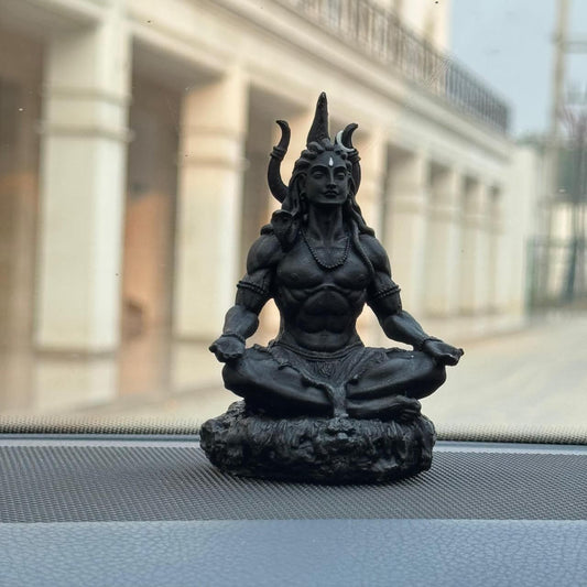 Mahadev Shiva Statue for Car Dashboard-3.5 inch